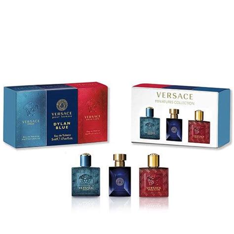 Versace Men's Trio Miniature Set 2020 15ml 